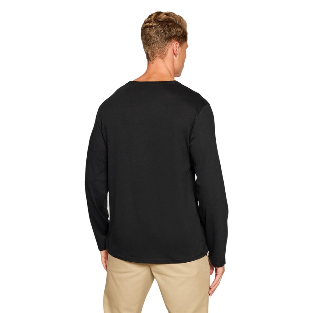 Ralph Lauren Black Cotton Long Sleeve T-Shirt
