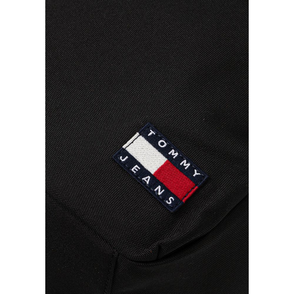 Tommy Hilfiger Jeans Black Recycled Polyester Backpack