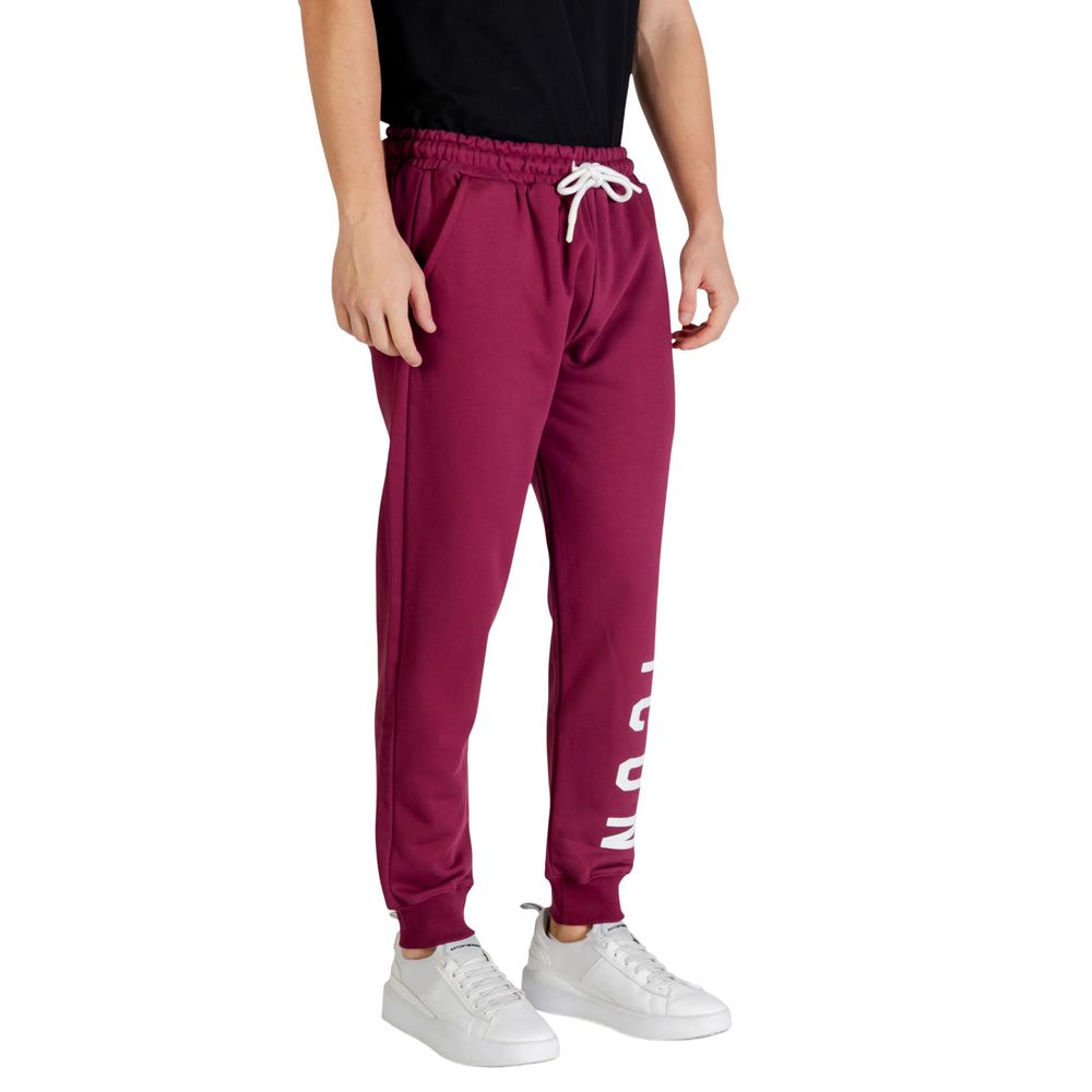 Icon Bordeaux Cotton Joggers (Workout Pants)
