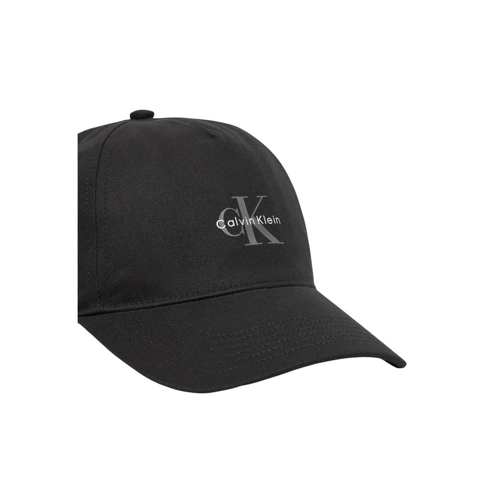Calvin Klein Black Cotton Cap (Baseball Hat)
