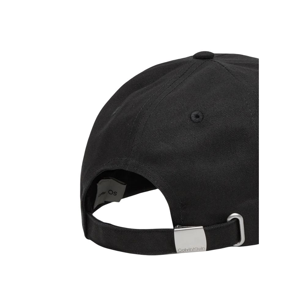 Calvin Klein Black Cotton Cap (Baseball Hat)