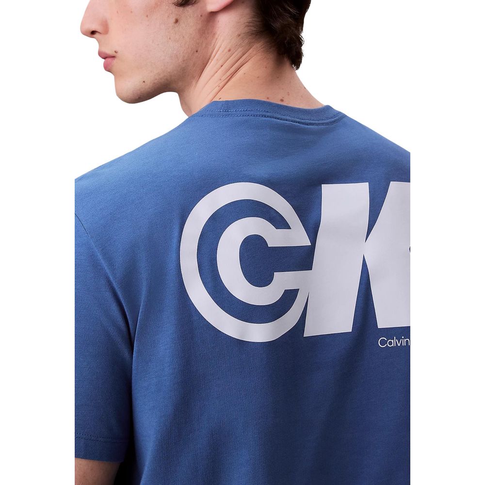 Calvin Klein Jeans Blue Cotton T-Shirt
