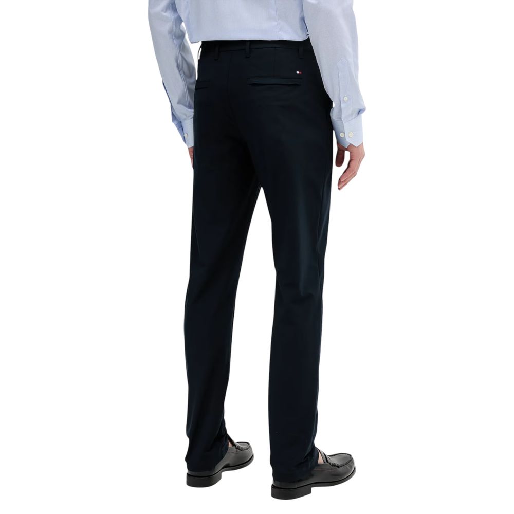 Tommy Hilfiger Blue Polyester Casual Pants