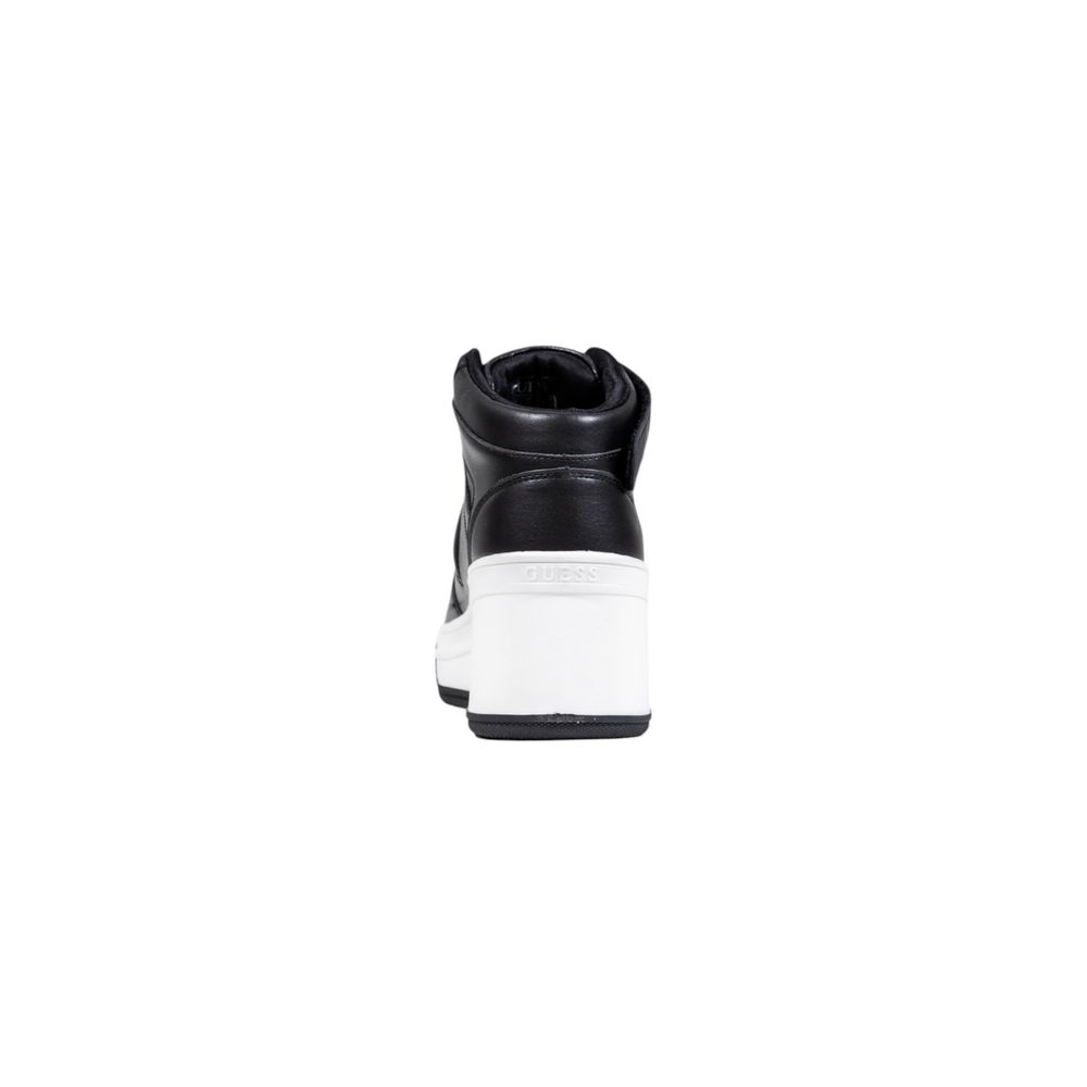 Guess Black Polyethylene Platform Sneakers