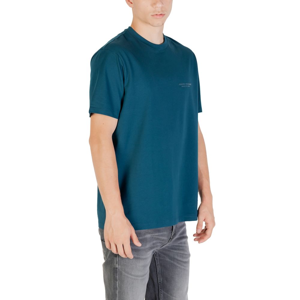 Armani Exchange Black Cotton T-Shirt
