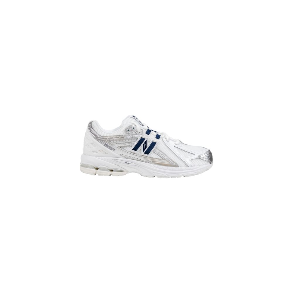 New Balance White Synthetic Athletic Sneakers