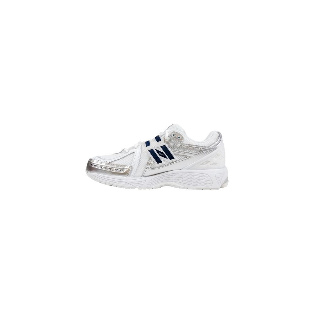 New Balance White Synthetic Athletic Sneakers