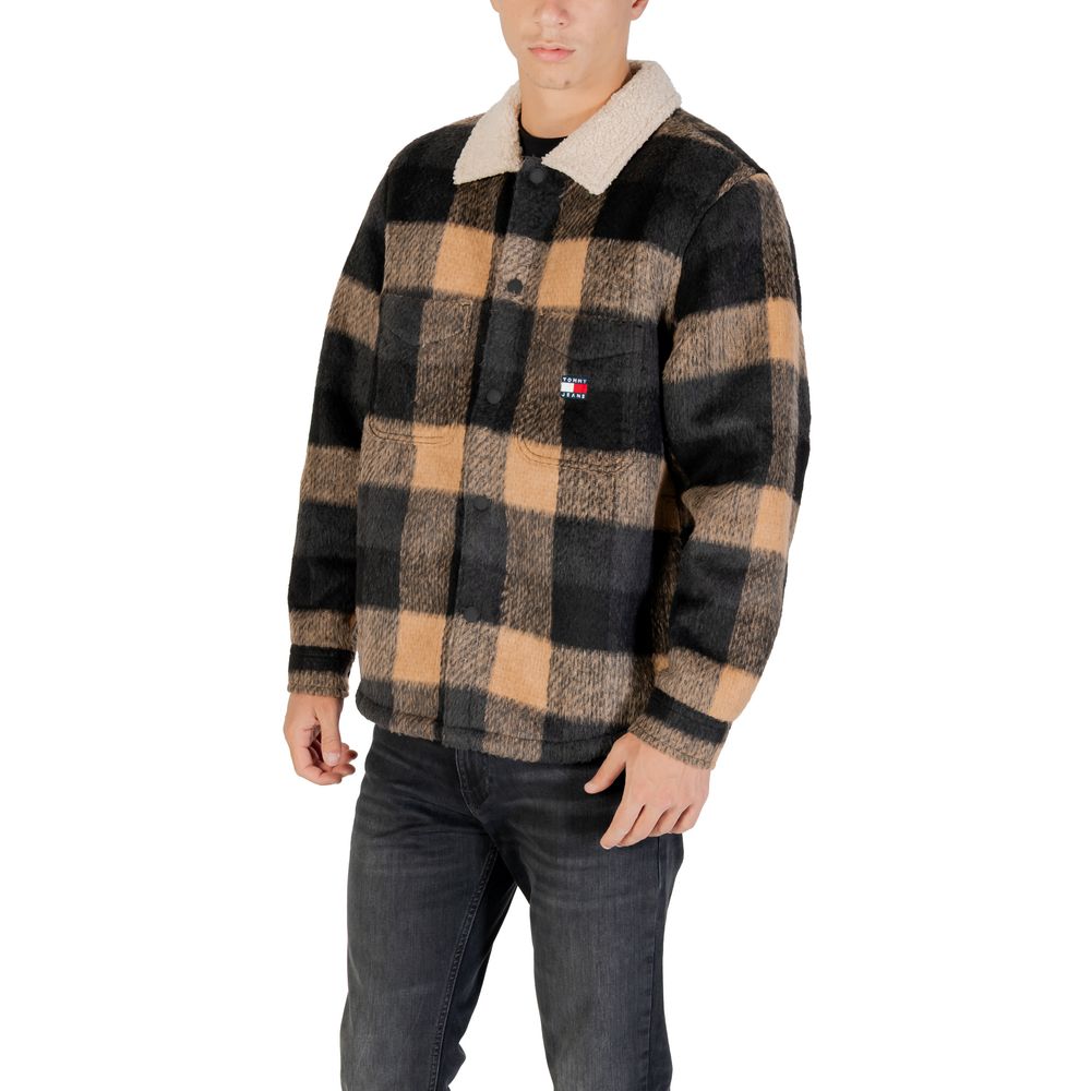 Tommy Hilfiger Jeans Black Recycled Polyester Coat