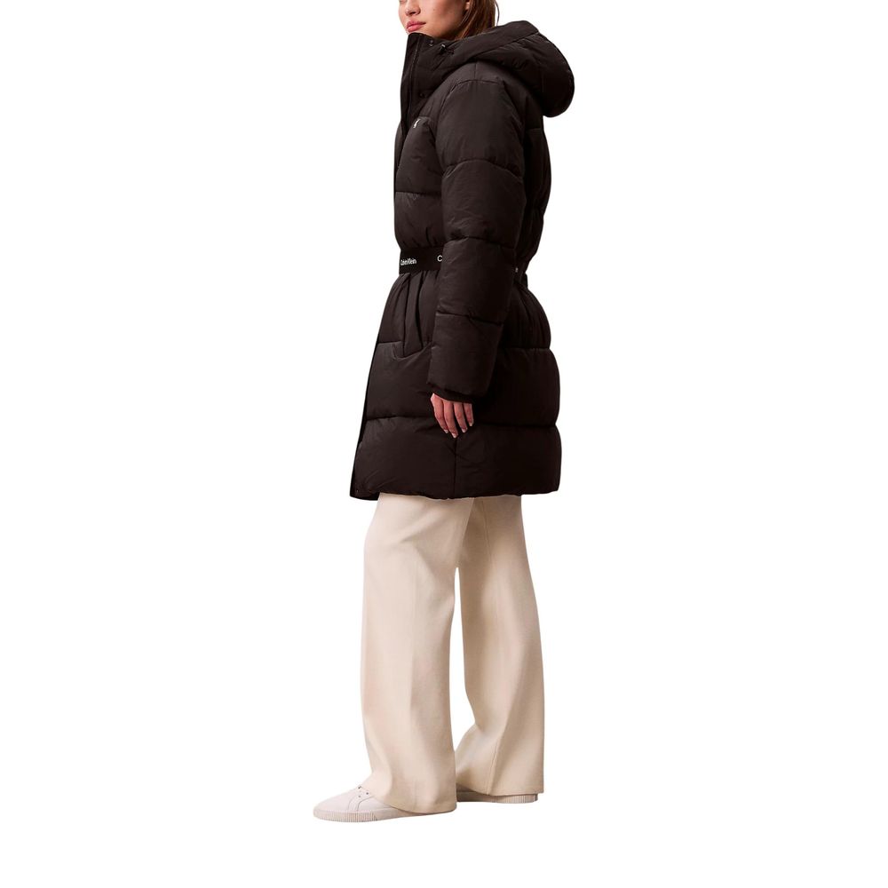 Calvin Klein Jeans Black Polyamide Coat