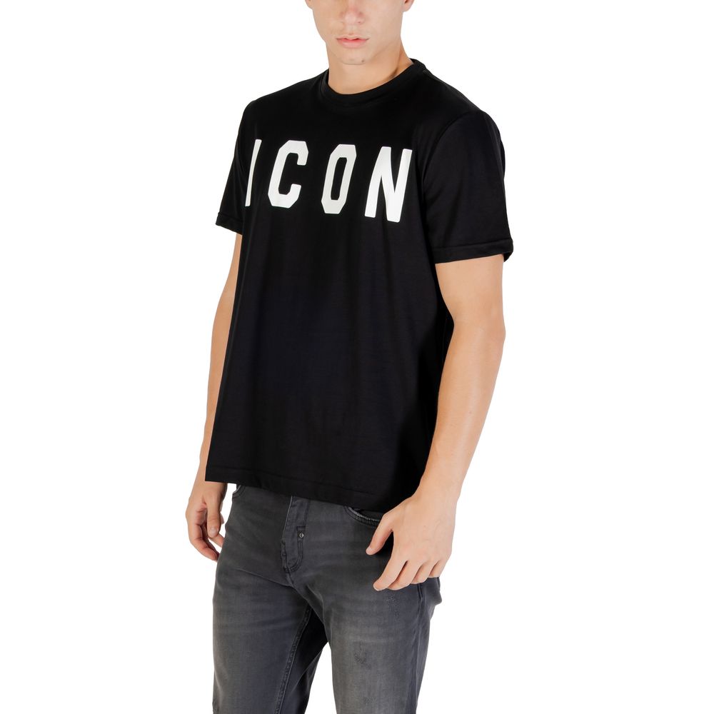 Icon Black And White Cotton T-Shirt