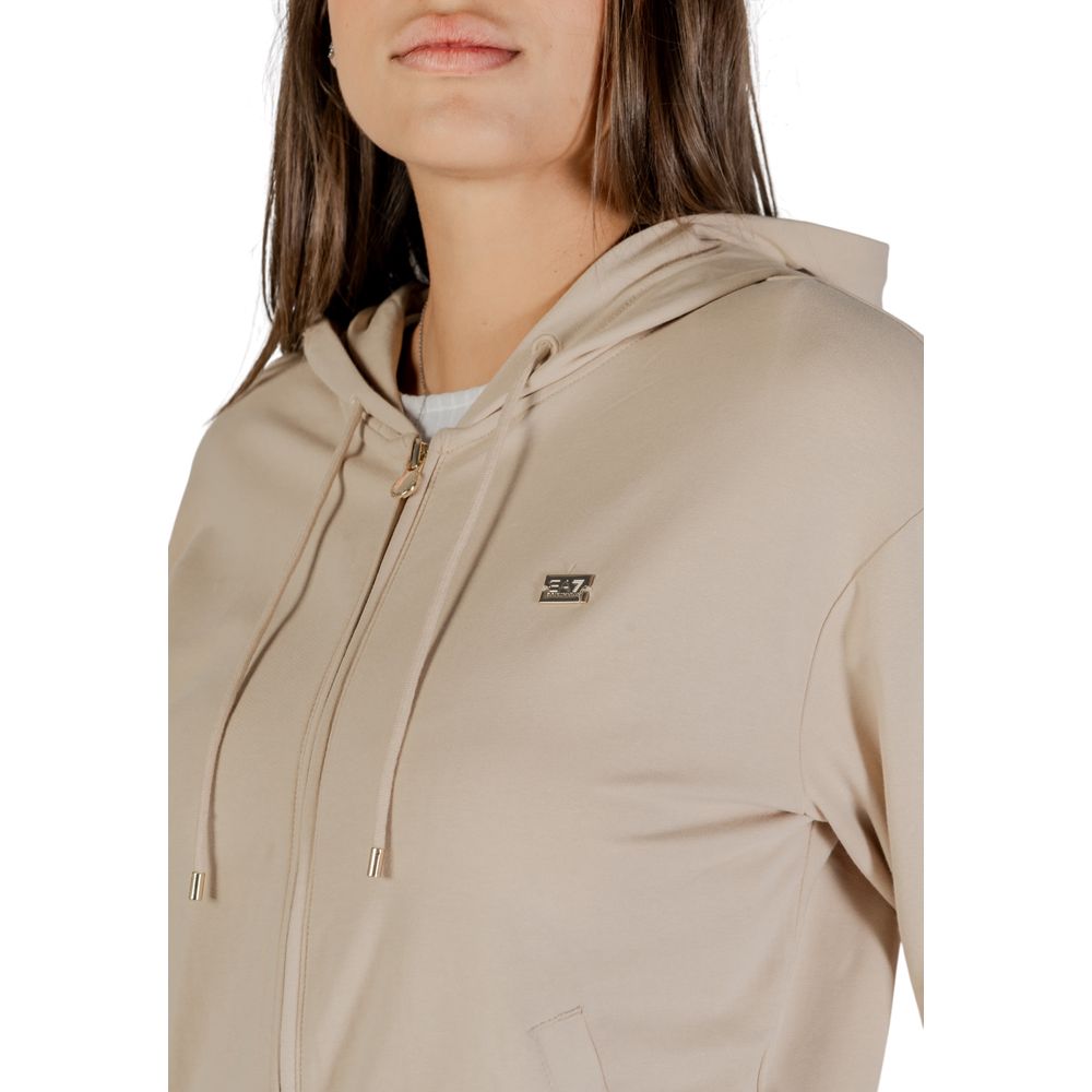 EA7 Emporio Armani Beige Cotton Tracksuit