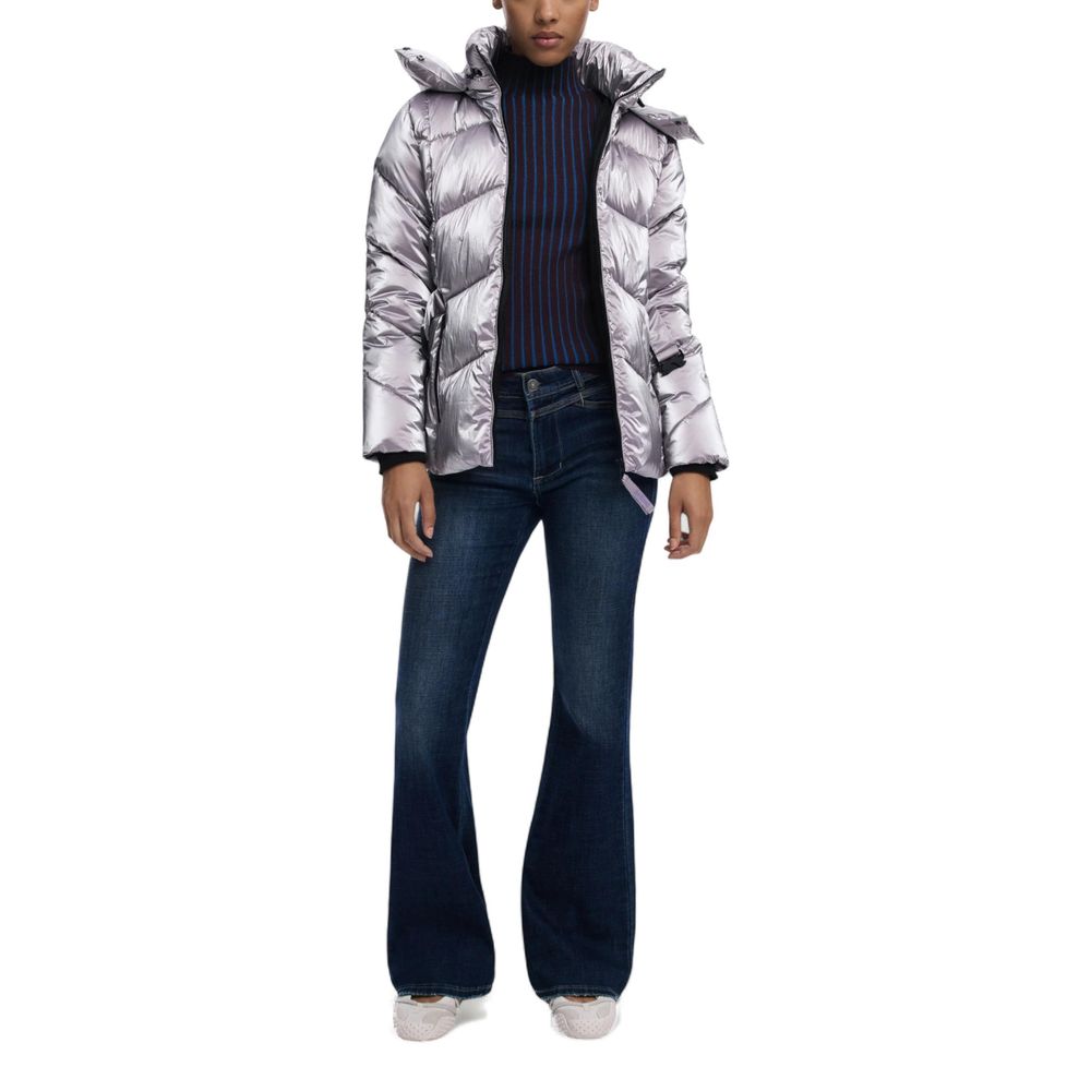 Desigual Multicolor Polyethylene Full-Length Jacket