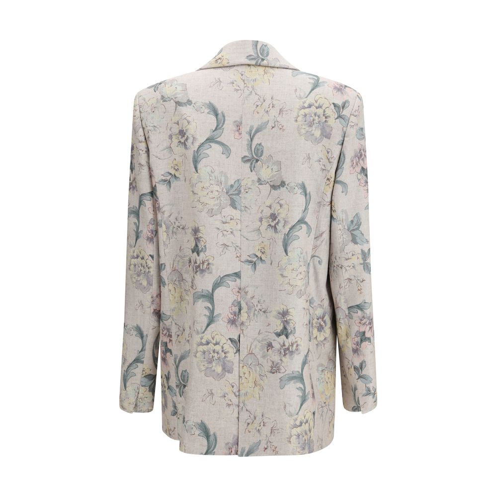 Forte_Forte Multicolor Viscose Coat
