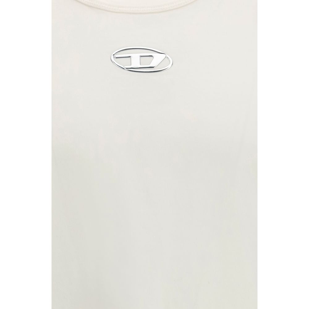 Diesel White Cotton T-Shirt