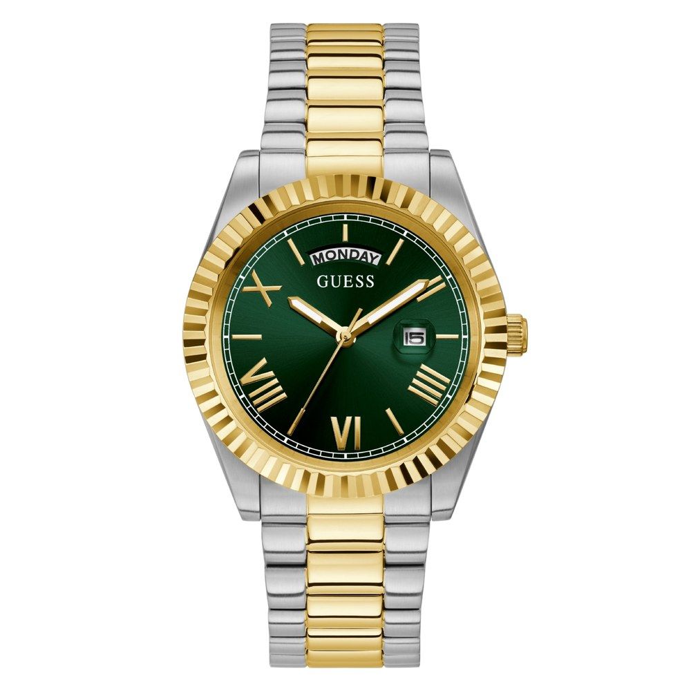 Guess Gray Stainless Steel Dress Watch