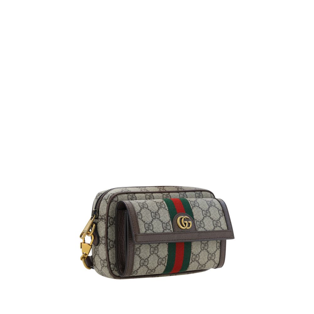 Gucci Brown Polyester Shoulder Bag