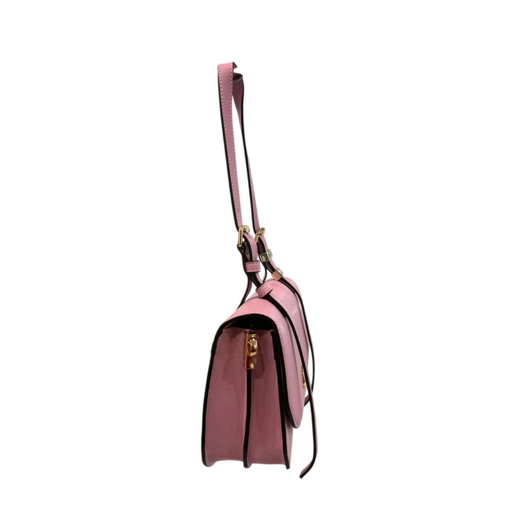 Twinset Pink PU Women Shoulder Bag