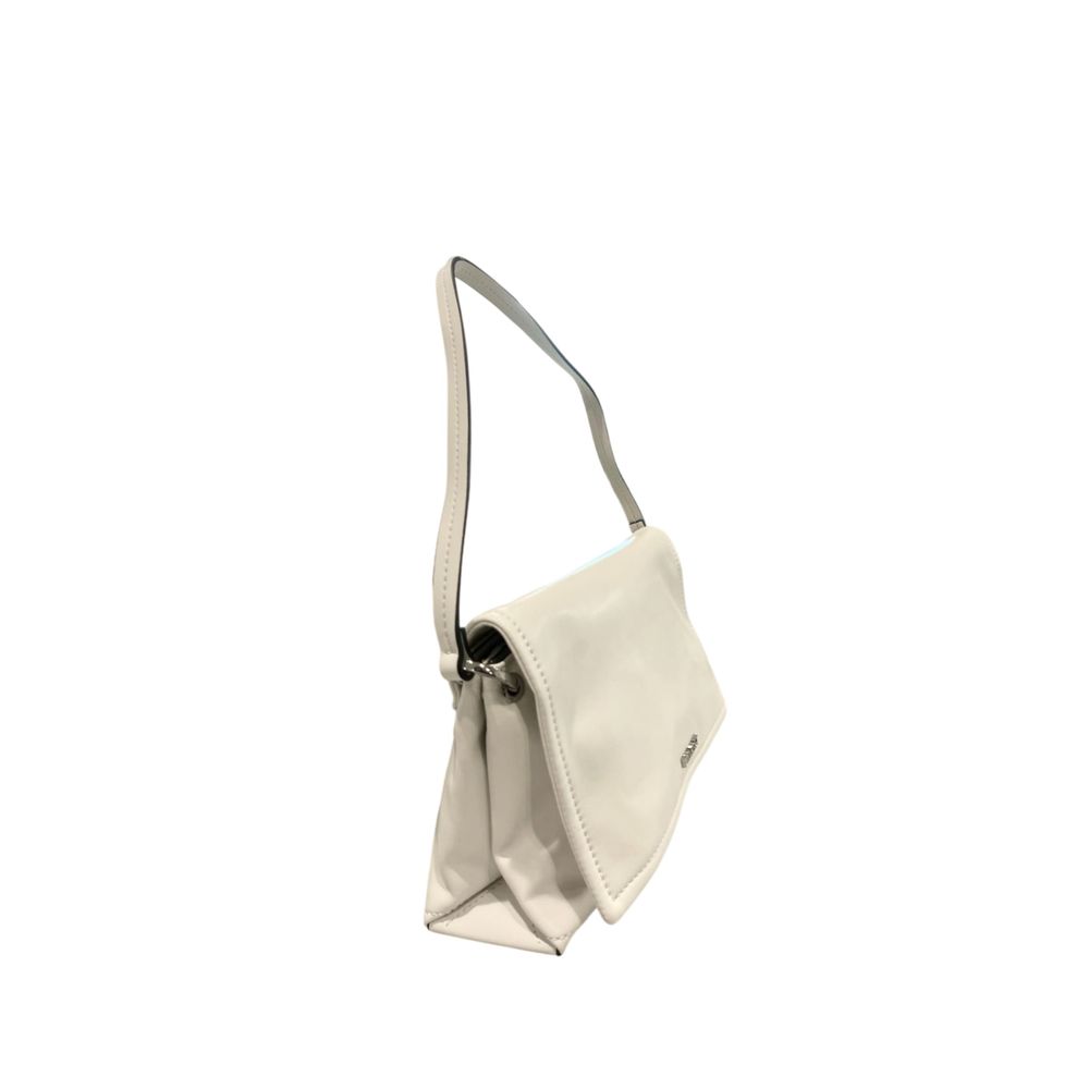 Twinset White PU Women Shoulder Bag