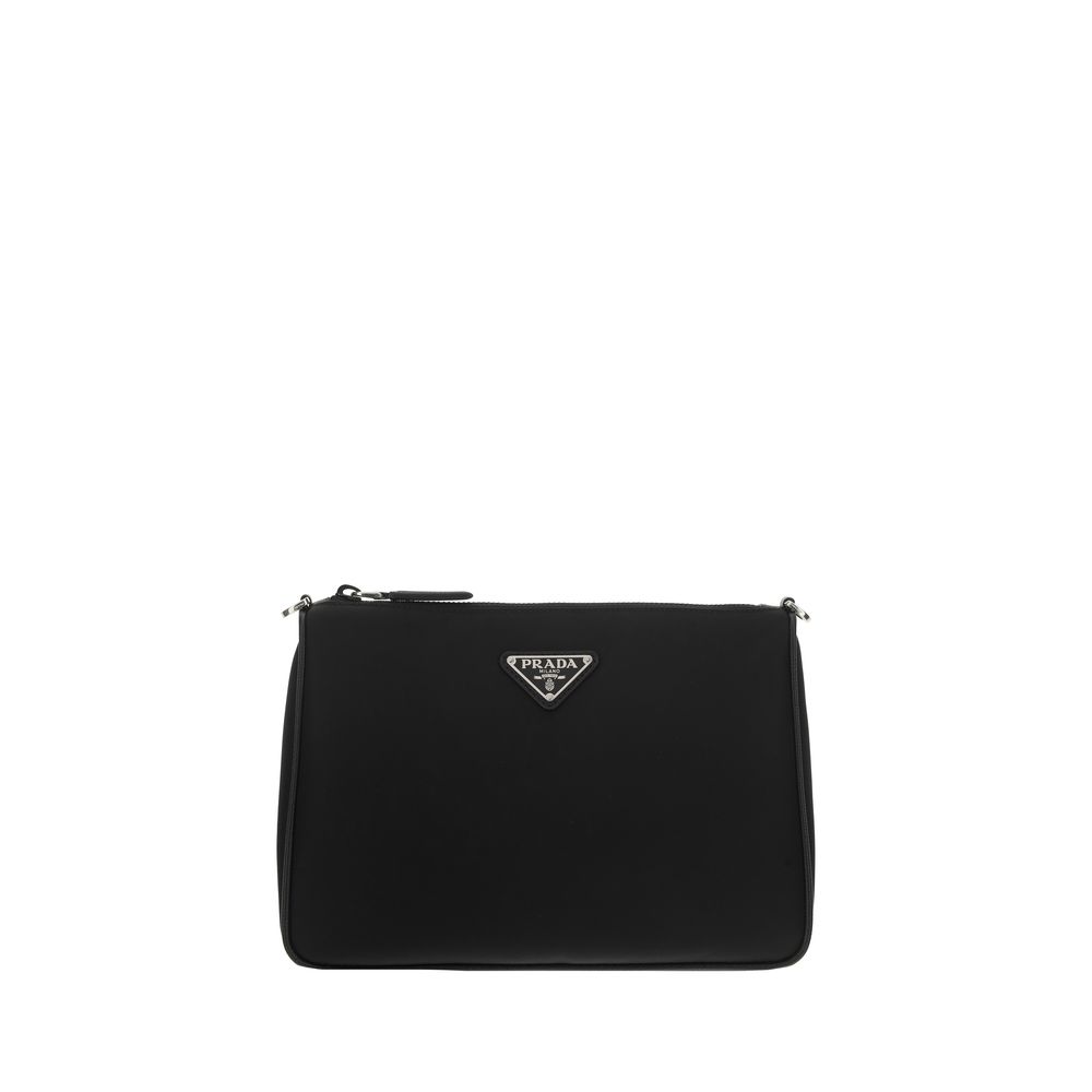 Prada Black Nylon Shoulder Bag