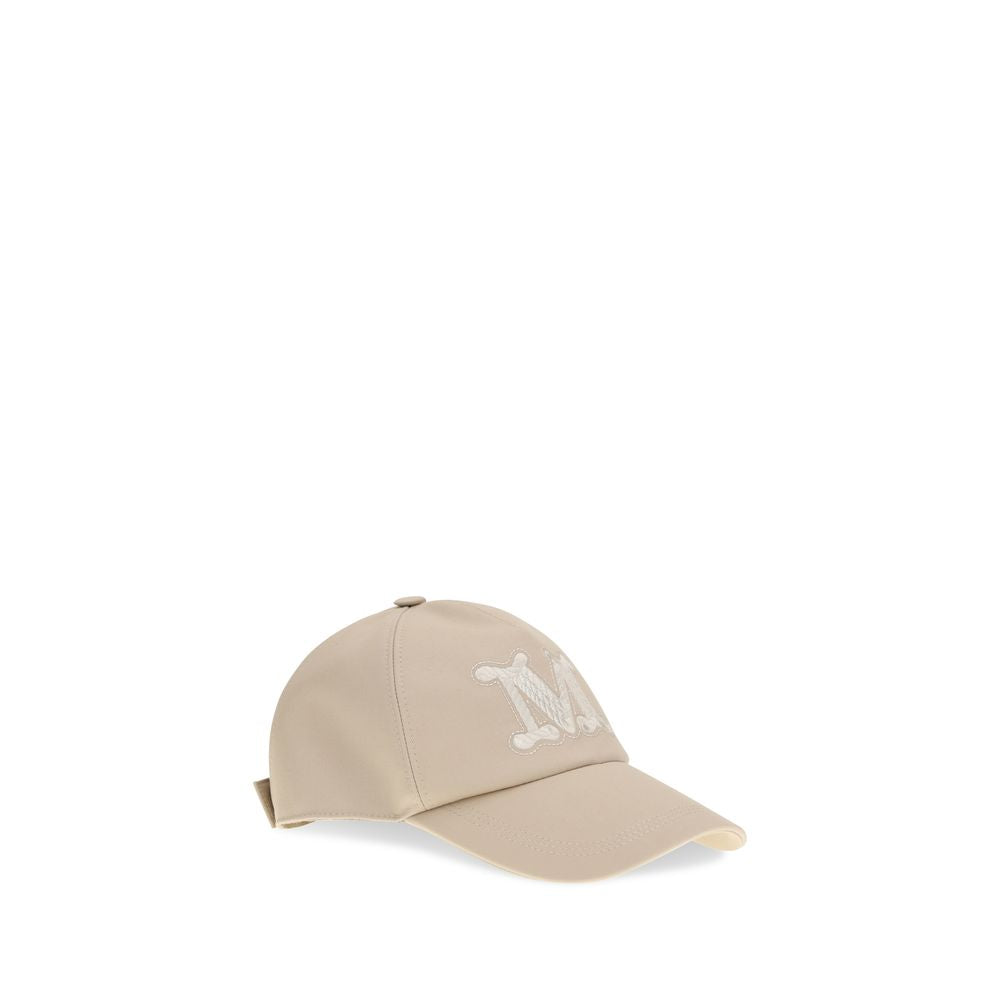 Max Mara Beige Cotton Cap (Baseball Hat)