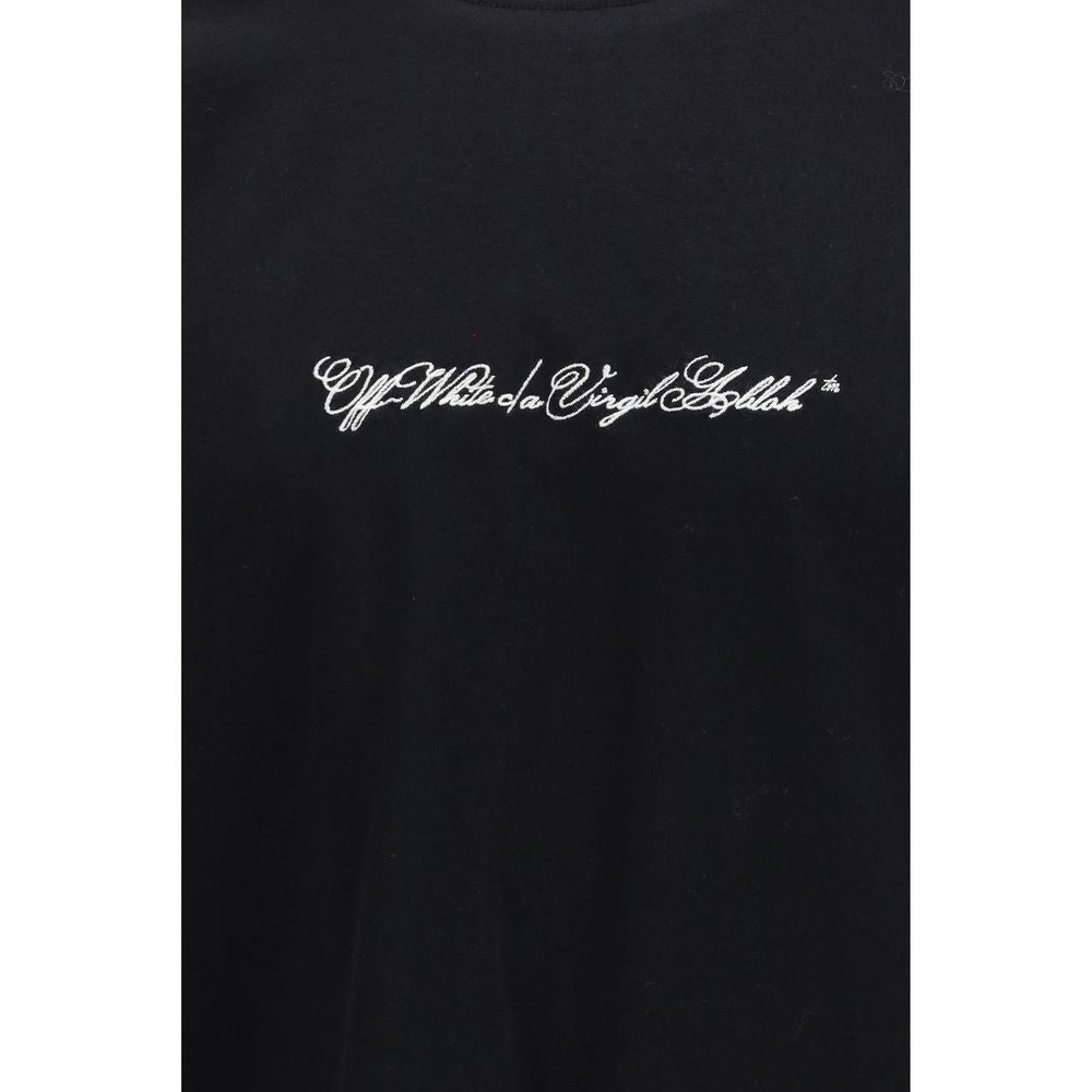 Off-White Black Cotton T-Shirt