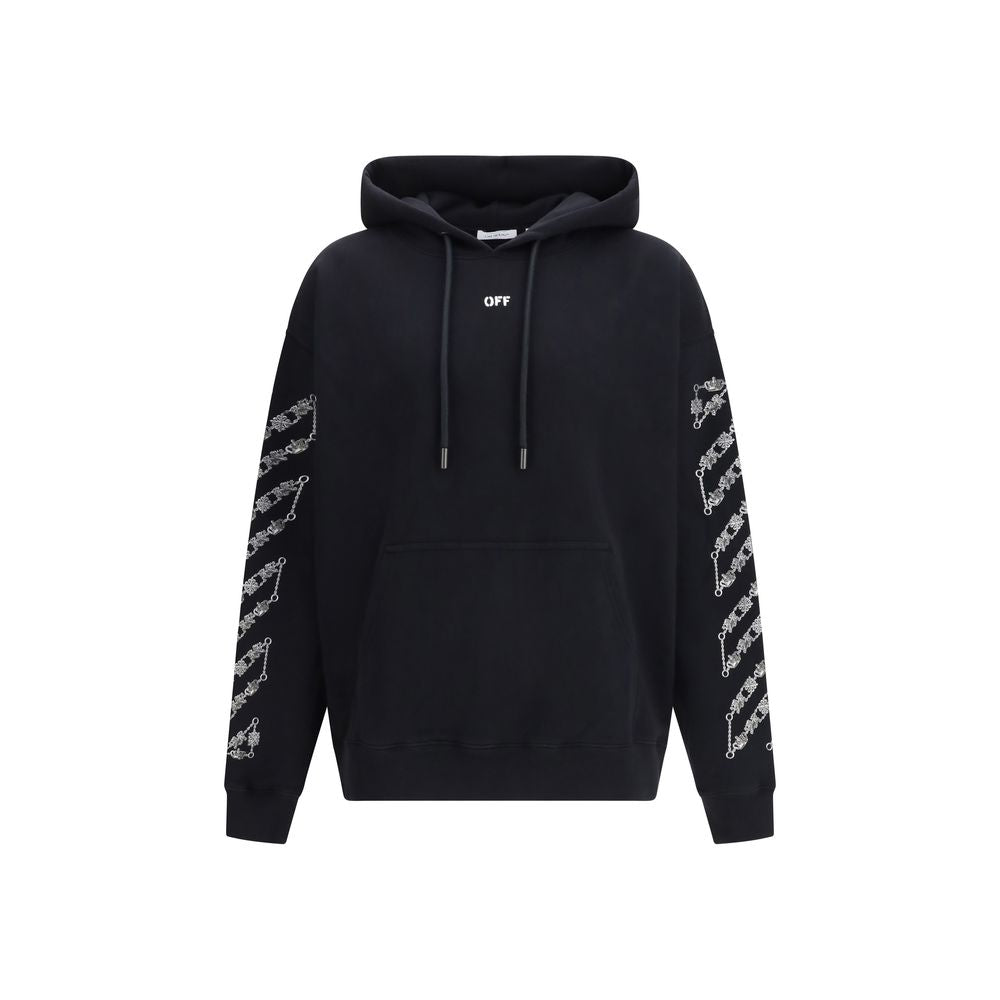 Off-White Black Cotton Sweatshirt