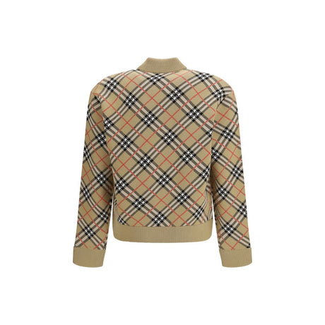 Burberry Beige Wool Bomber