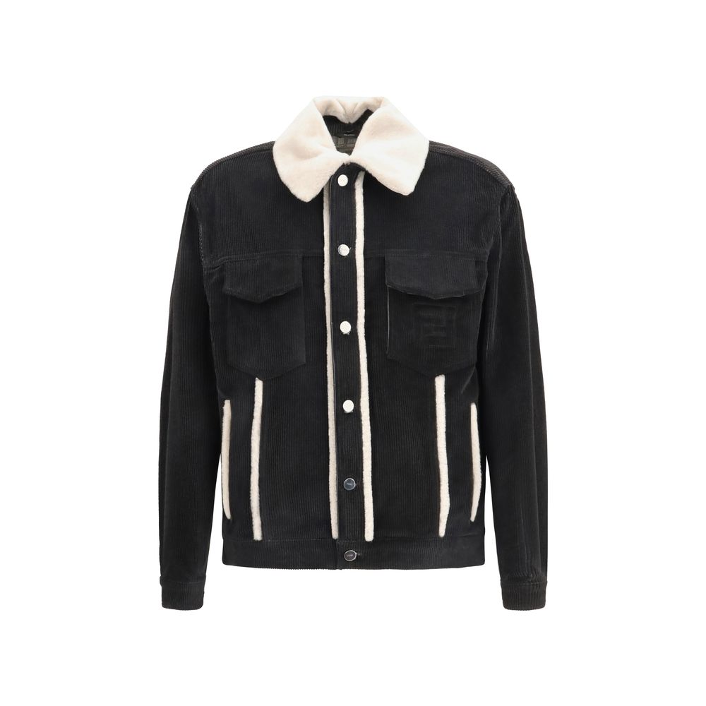 Fendi Brown Cotton Denim Jacket