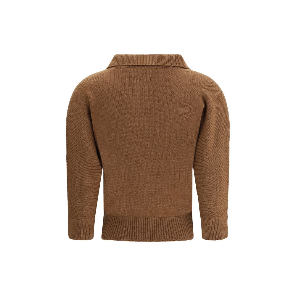 Khaite Brown Cashmere Sweater