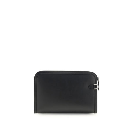 Dolce & Gabbana Black Calf Leather Bos Taurus Accessories