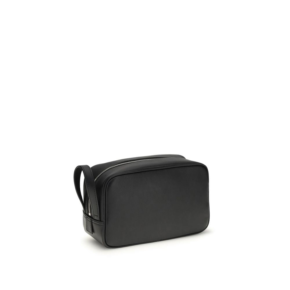 Dolce & Gabbana Black Calf Leather Bos Taurus Accessories