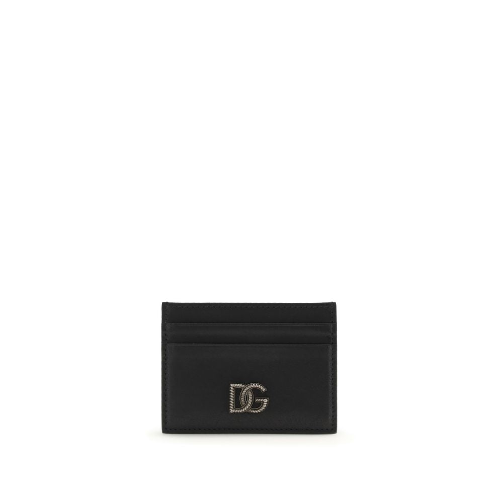 Dolce & Gabbana Black Calf Leather Bos Taurus Wallet