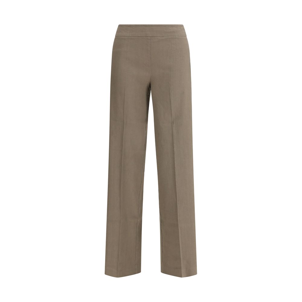 Avenue Montaigne Beige Linen Casual Pants