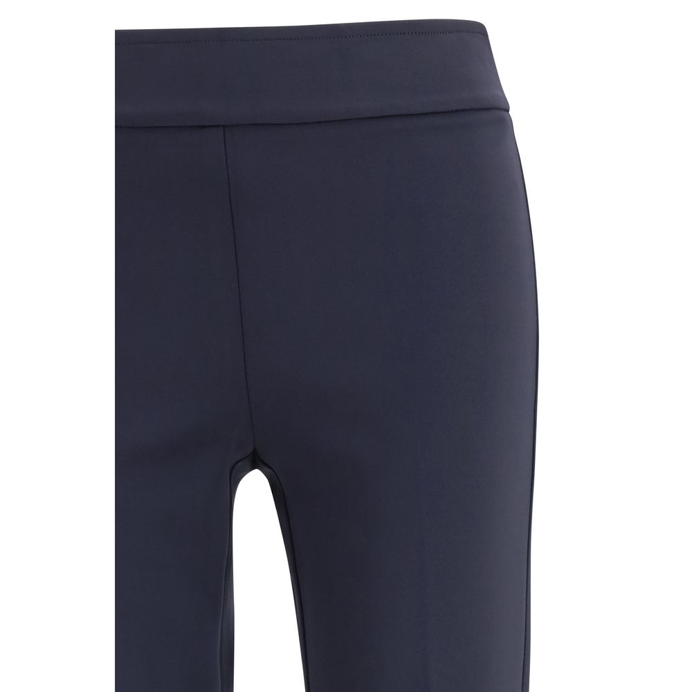 Avenue Montaigne Blue Polyamide Casual Pants