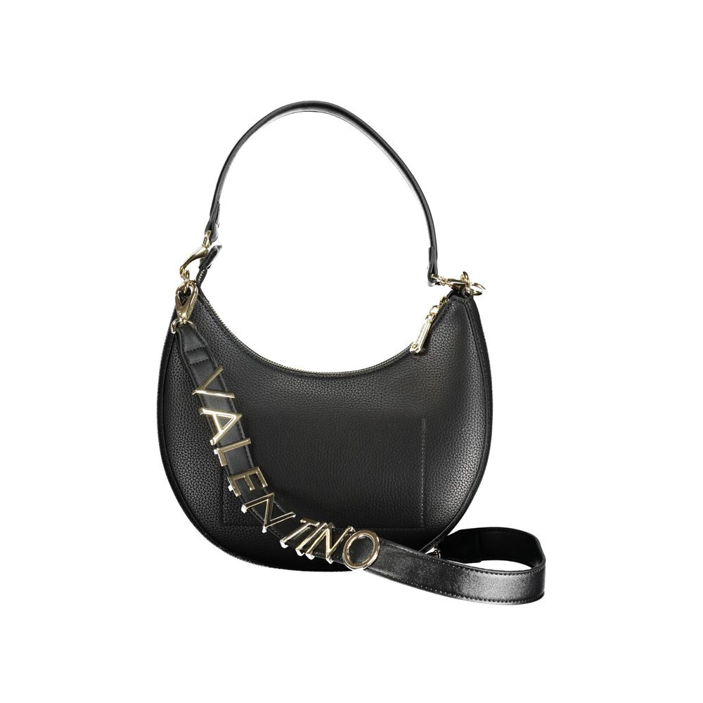 Mario Valentino Black Polyurethane Women Handbag