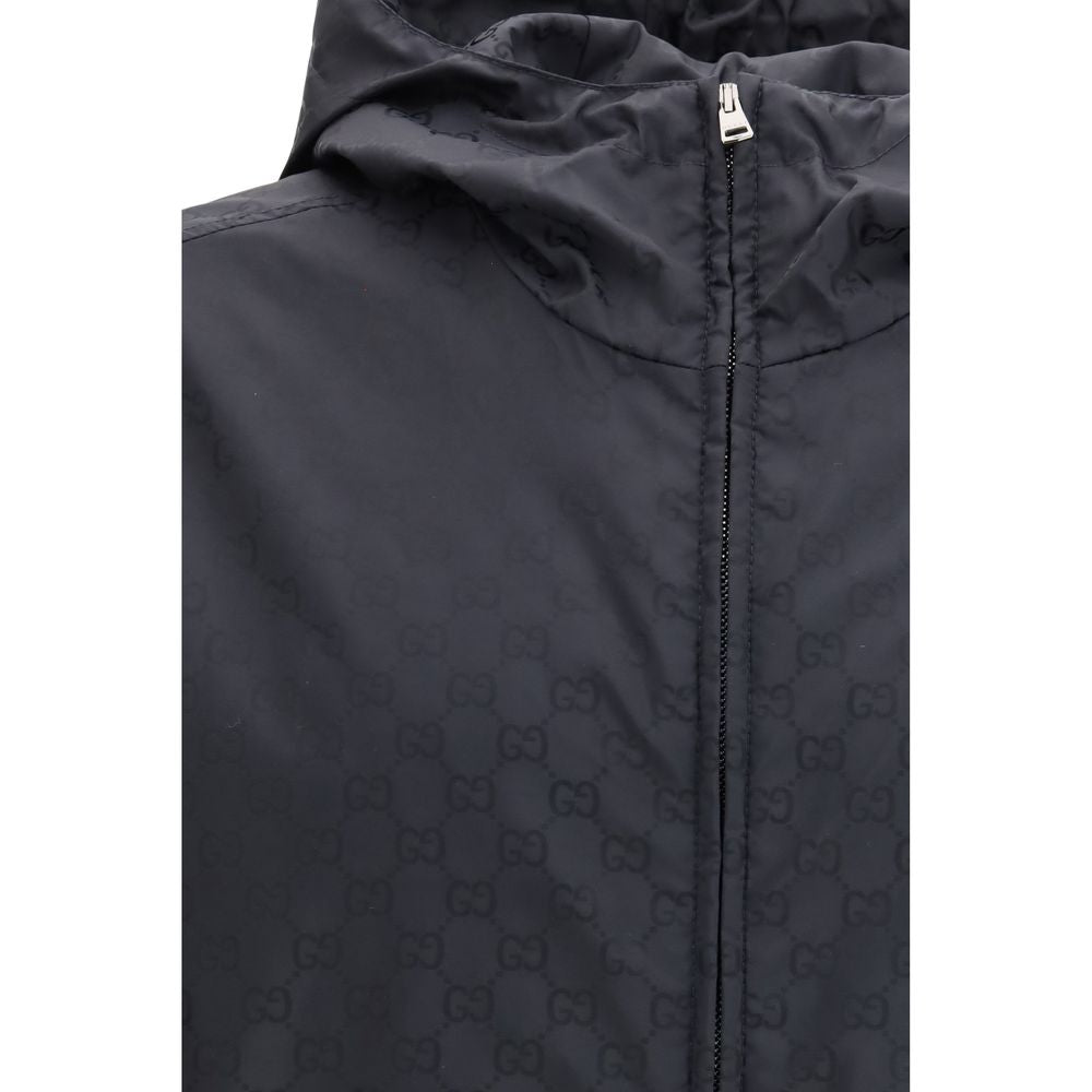 Gucci Black Polyamide Shell Jacket