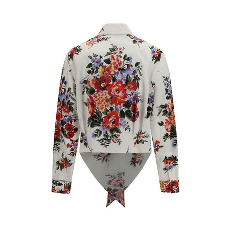 Dolce & Gabbana Multicolor Cotton Pattern Shirt