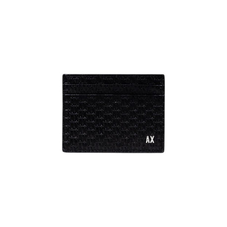 Armani Exchange Black Leather Wallet