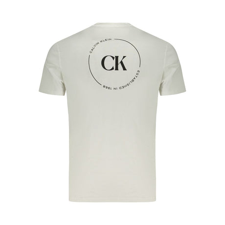 Calvin Klein Bianco Cotton Men T-Shirt