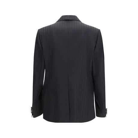 Dolce & Gabbana Black Fleece Wool Blazer