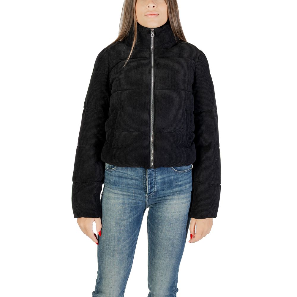 Only Black Polyester Coat