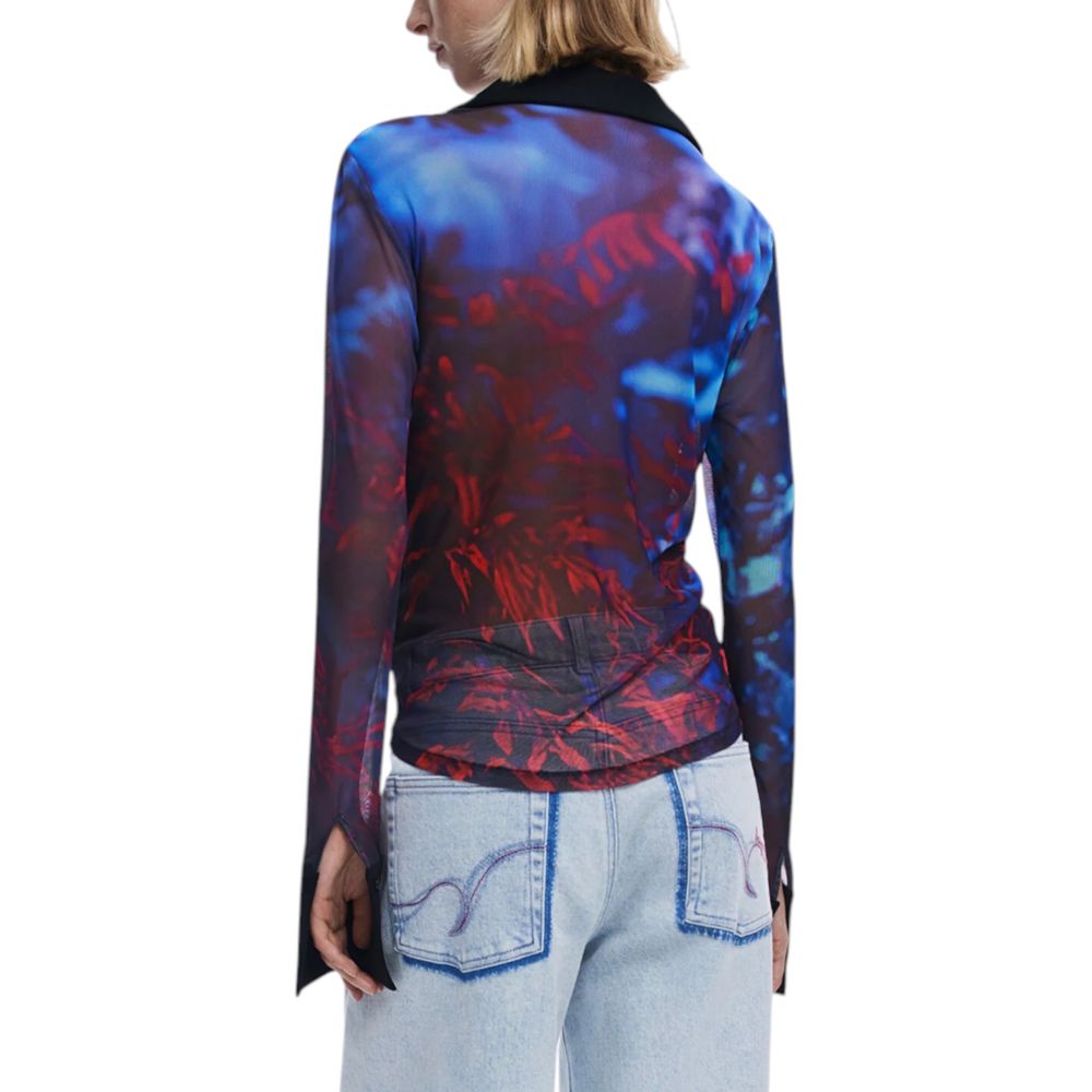 Desigual Black Polyamide Blouse