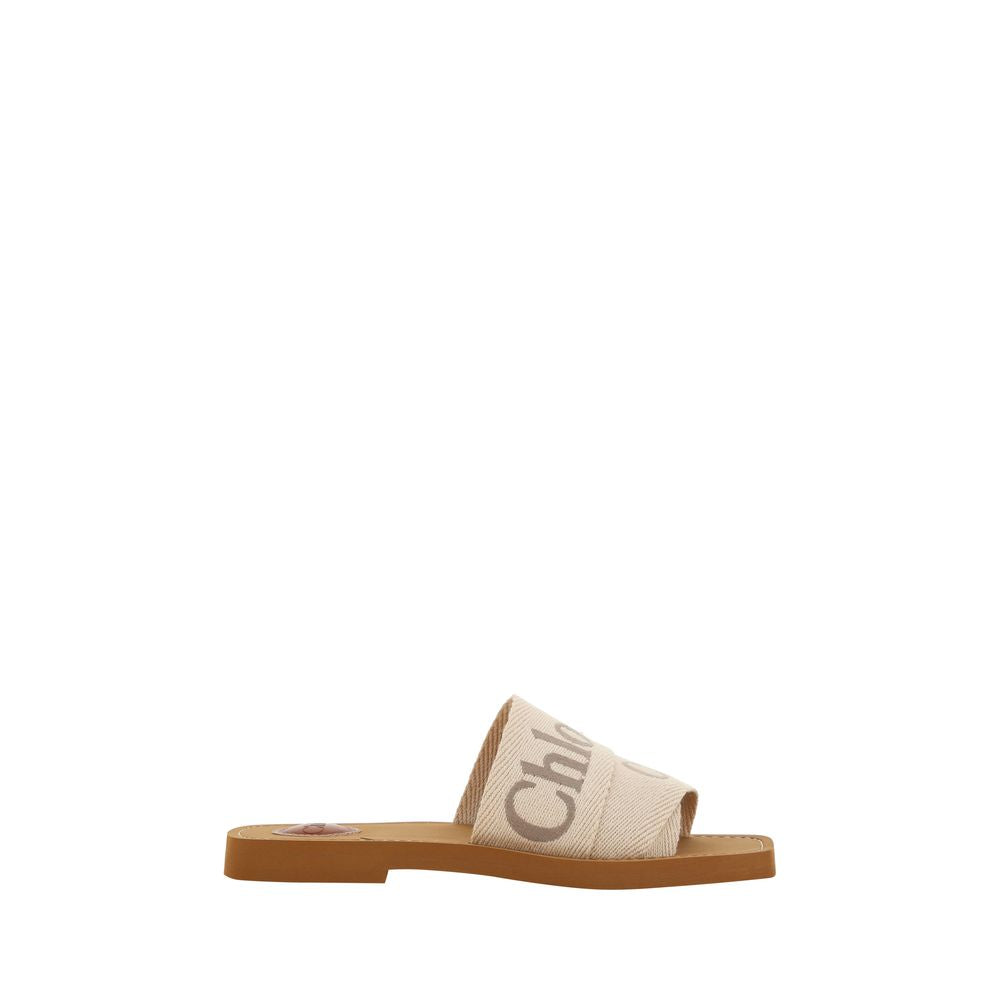 Chloé Multicolor Linen Sandals
