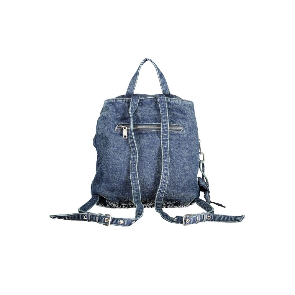Desigual Blue Cotton Women Backpack