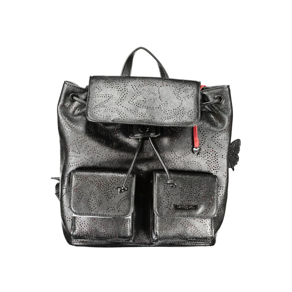 Desigual Black Polyurethane Women's Mini Backpack