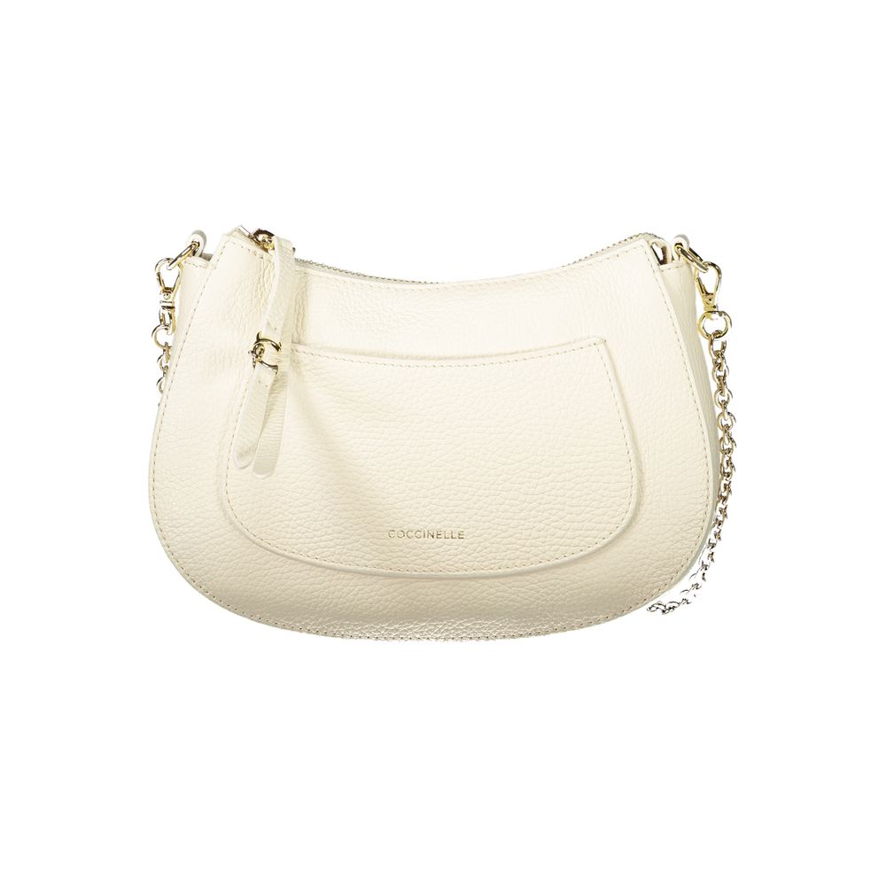 Coccinelle Bianco Leather Women Handbag