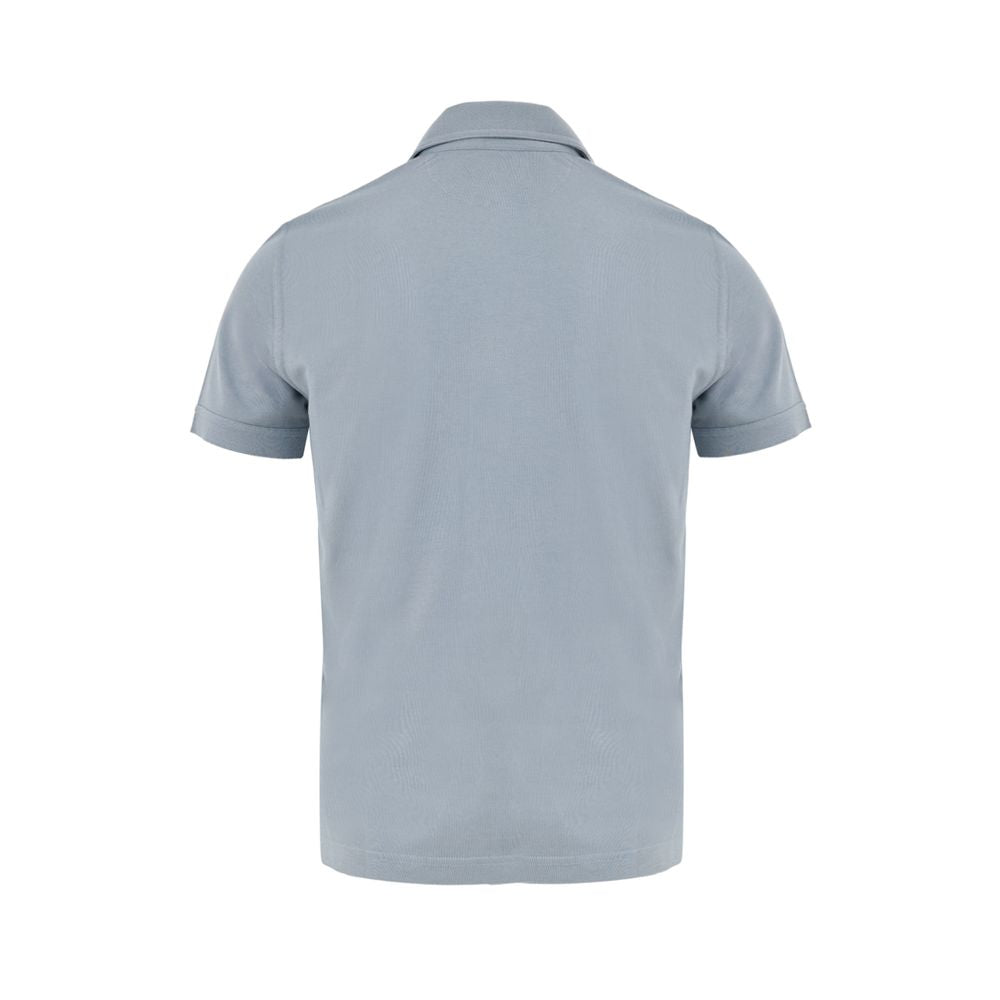 Tom Ford Blue Cotton Polo Shirt