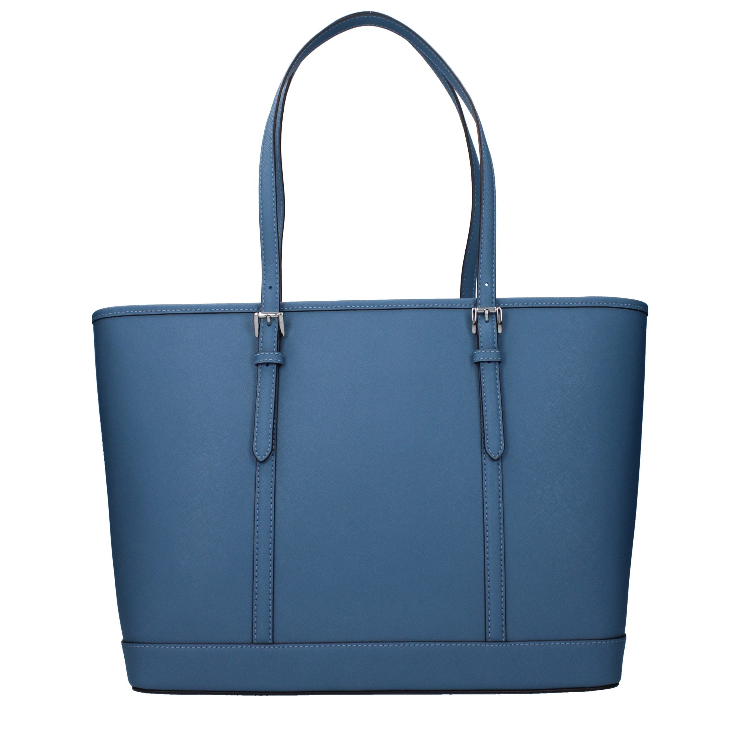 Michael Kors Blue Leather Shoulder Bag
