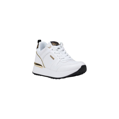 Guess White Polyethylene Low Top Sneakers