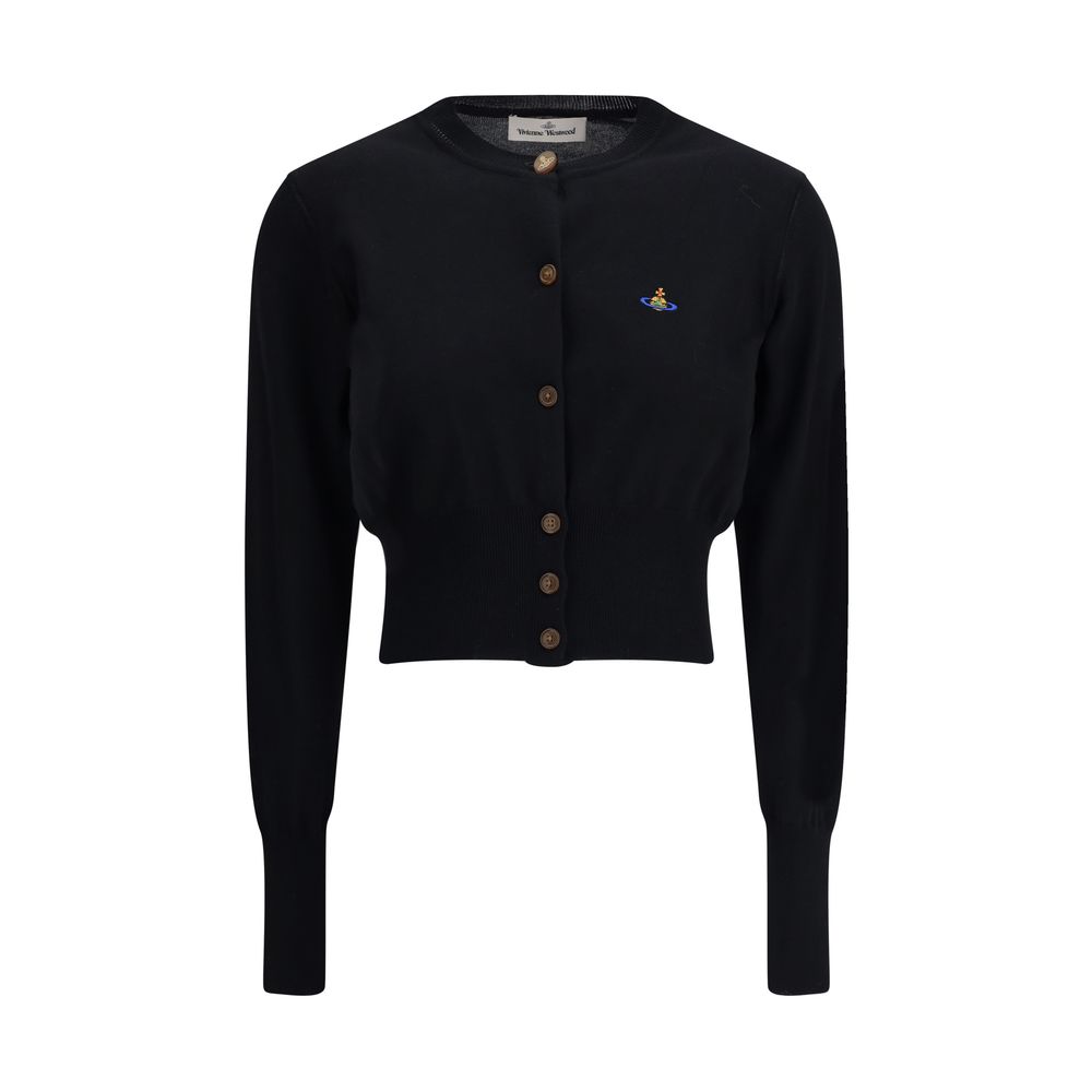 Vivienne Westwood Black Cotton Cardigan